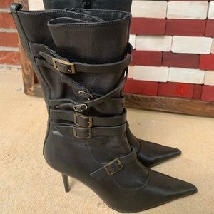 Dollhouse leather boots, brand new without box
